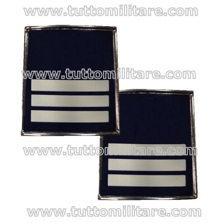 Metal Rank Insignia Sovrintendente Capo Penitentiary Police
