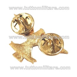 Italian Army General Staff Gold Metal Badge