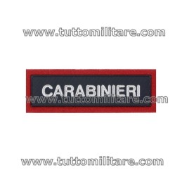 Plastic Carabinieri Lettering