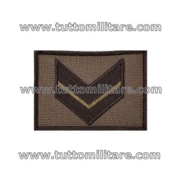 Grado Velcro Caporale VFP 1 per la Polo Esercito o Maglietta Verde Oliva