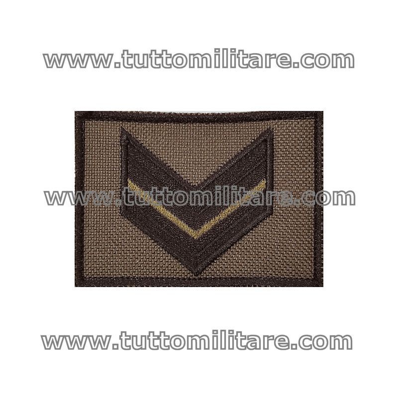 Grado Velcro Caporale VFP 1 per la Polo Esercito o Maglietta Verde Oliva