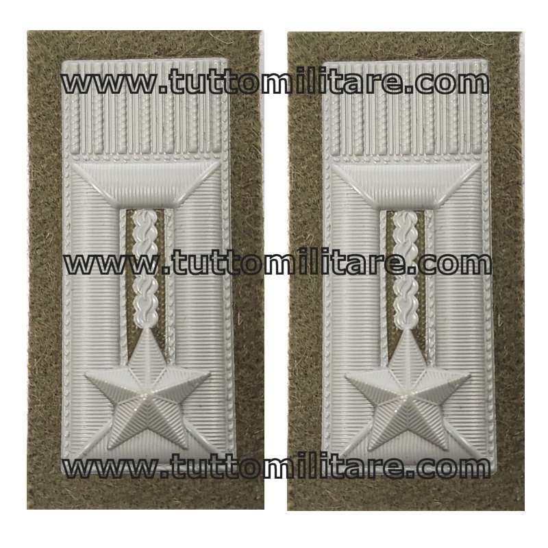 Alamari Plastica Carabinieri per Mimetica Bordo Verde Oliva