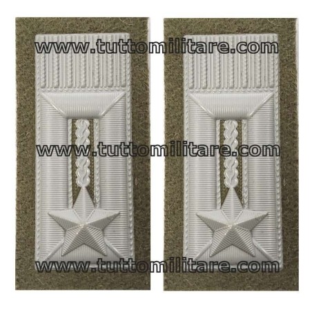 Alamari Plastica Carabinieri per Mimetica Bordo Verde Oliva