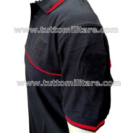 Dettaglio Braccio Sinistro Polo Carabinieri Nuovo Modello con  Velcro Porta Scudetto Italia
