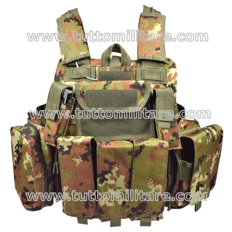 Gilet Tattico Vegetato Brigade
