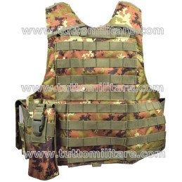 Retro Gilet Tattico Vegetato Brigade