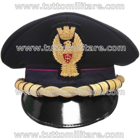 Berretto Maschile Primo Dirigente Polizia di Stato