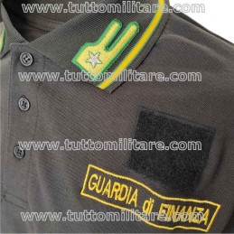 Dettaglio Colletto Polo Guardia di Finanza