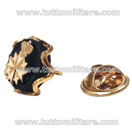 Vista Laterale Rosetta Seta per Abito Civile Gran Croce Grazie e Devozione SMOM Ordine di Malta