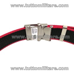 Retro Cintura Carabinieri d'Ordinanza in Canapa Rosso e Nera