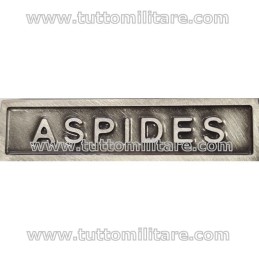 Fascetta Metallo Argentato Brunito ASPIDES