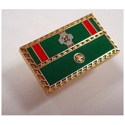 Vista Laterale Nastrino Smaltato Cavalierato OMRI Mauriziana