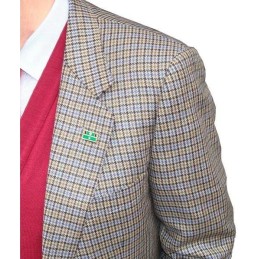 Nastrino Smaltato Cavalierato OMRI Mauriziana su Abito Civile