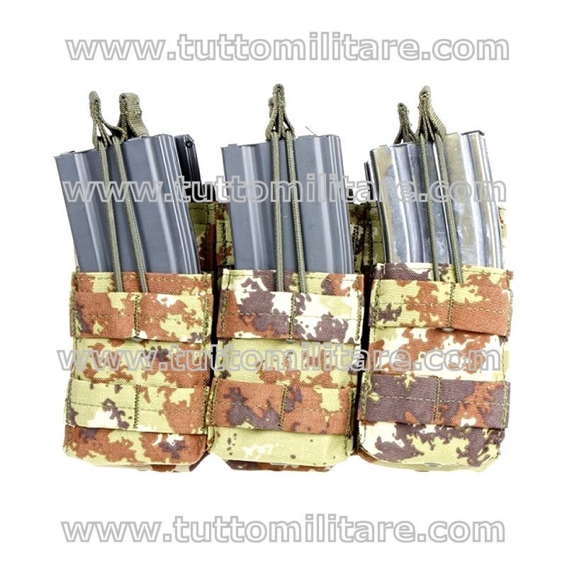 Porta Caricatori Vegetati Tripli a 6 Posti M4/AR