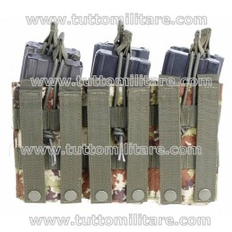 Attacchi Molle Porta Caricatori Vegetati Tripli a 6 Posti M4/AR