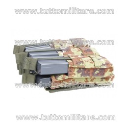 Porta Caricatori Vegetati Tripli a 6 Posti M4/AR