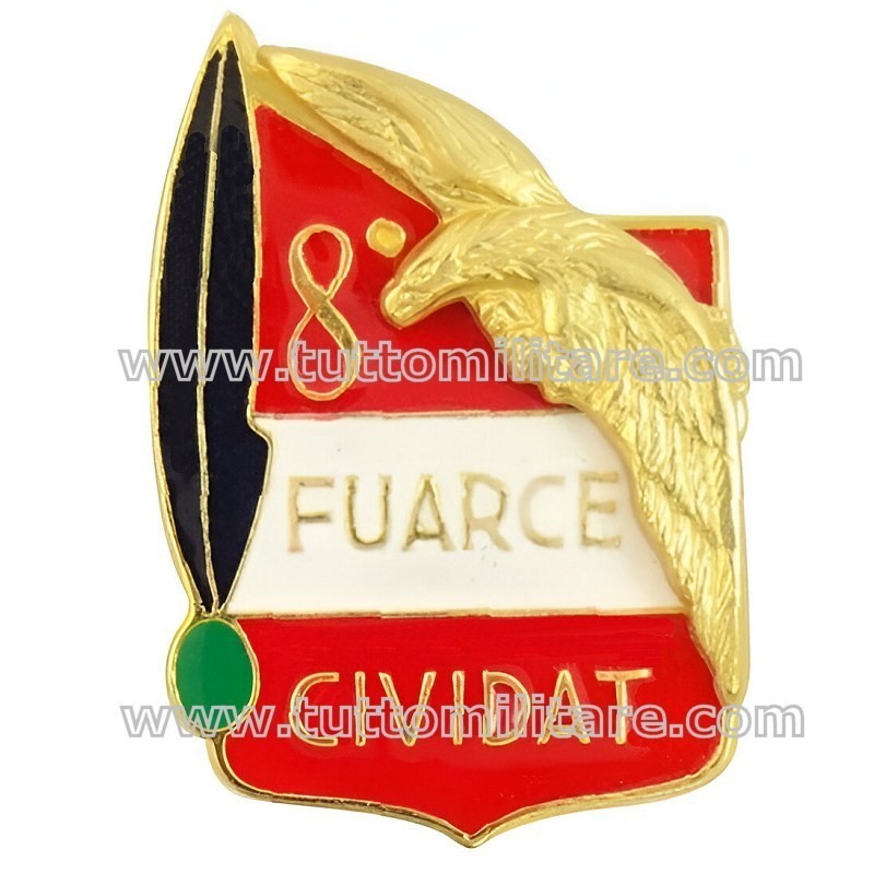 Distintivo Metallo 8° Battaglione Cividale