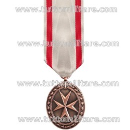 Medaglia Bronzo Pro Merito Melitensi Civile Sovrano Militare Ordine di Malta