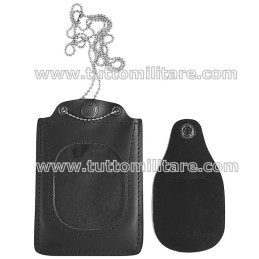 Dettaglio Porta Placca Porta Distintivo Universale con Catenina da Collo Art. 1WF00 VH