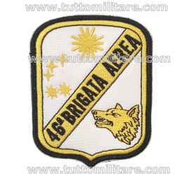 Patch ricamata con velcro posteriore 46^ Brigata Aerea dell'Aeronautica Militare