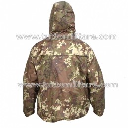 Vista Posteriore Giacca Impermeabile Antivento SBB