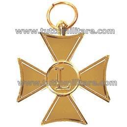 Retro della Croce di Anzianità ed Eccellenza 1^ Classe 50 Anni Croce Rossa