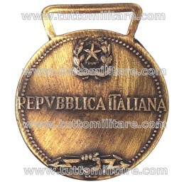 Retro Medaglia Bronzo Valore Aeronautico