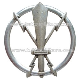 Fregio in Metallo da Basco Brigata RISTA IEW - Guerra Elettronica - Cyber