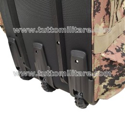 Ruotine Borsone Militare Trolley Vegetato 135 Litri