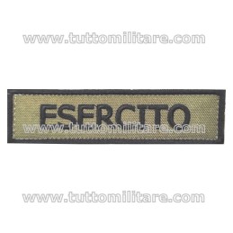 Distintivo Ricamato Esercito con Velcro