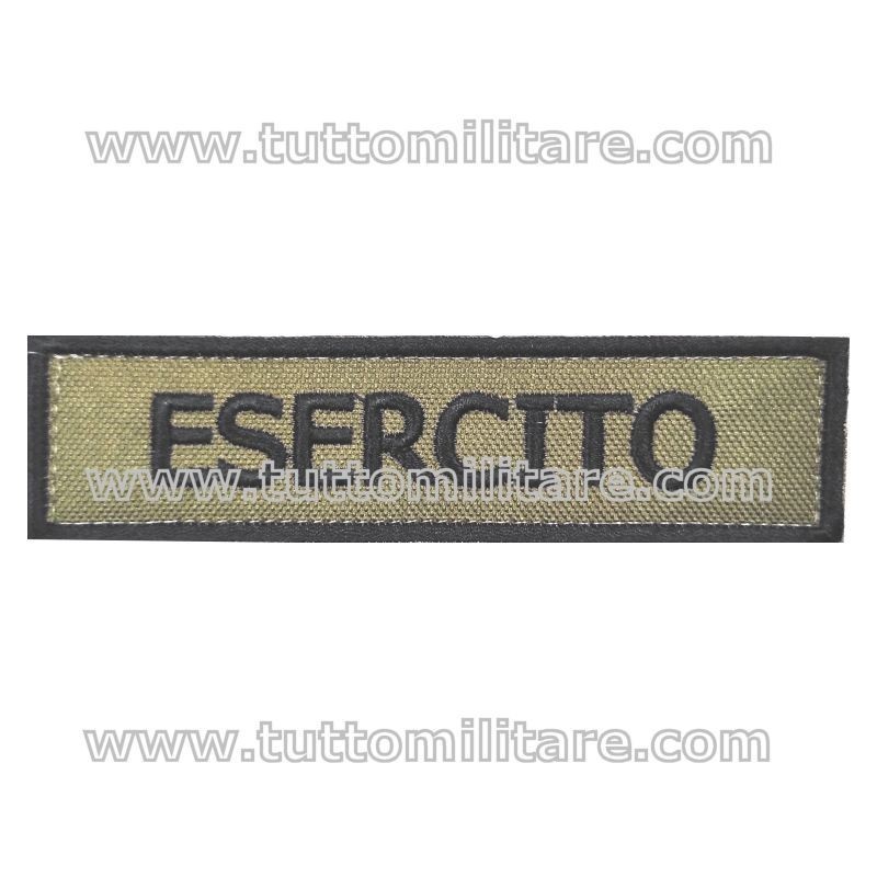 Distintivo Ricamato Esercito con Velcro