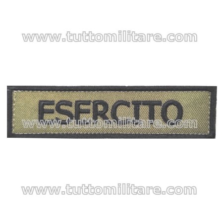 Distintivo Ricamato Esercito con Velcro