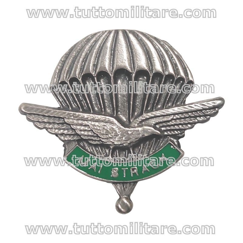 Distintivo in Metallo Smaltato 4° Reggimento Alpini Paracadutisti MAI STRACK