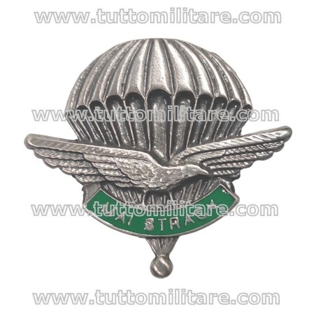 Distintivo in Metallo Smaltato 4° Reggimento Alpini Paracadutisti MAI STRACK