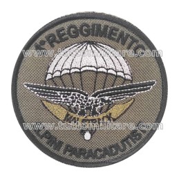 Patch Ricamato 4° Reggimento Alpini Paracadutisti "Mai Strack"