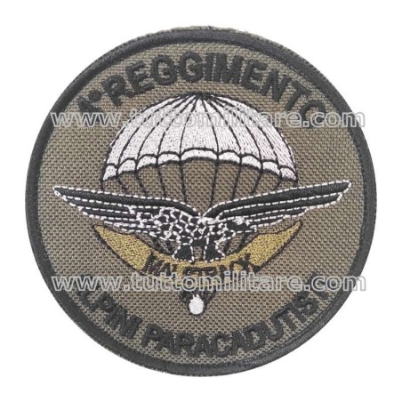 Patch Ricamato 4° Reggimento Alpini Paracadutisti "Mai Strack"
