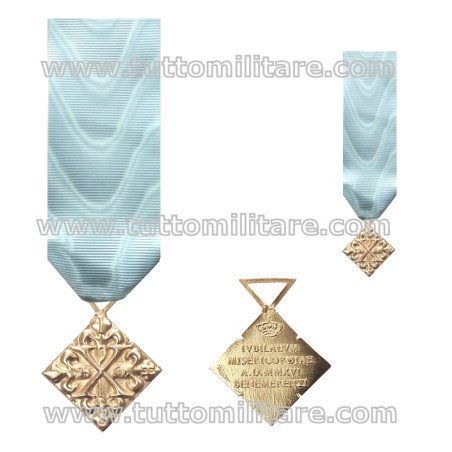 Medaglia Giubilare Oro Ordine Costantiniano di San Giorgio