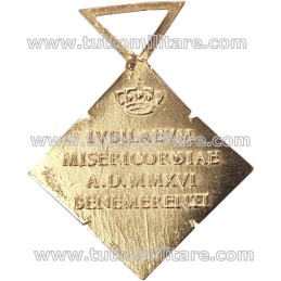 Retro Medaglia Giubilare Oro Ordine Costantiniano di San Giorgio