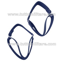 Vista Laterale Elastici Blu per Sbuffi Pantaloni