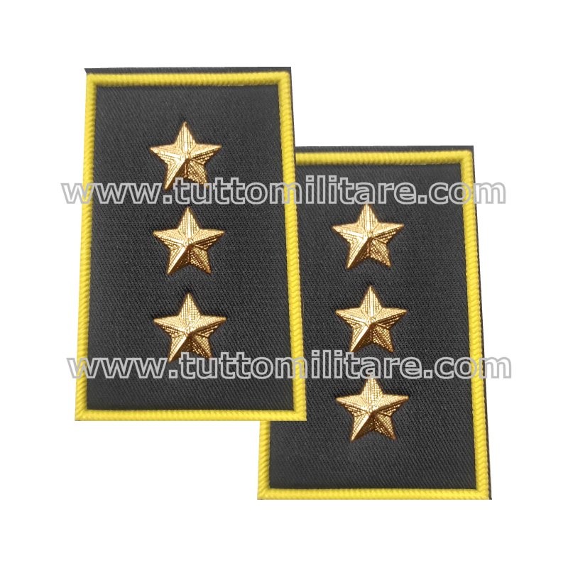 Tubolari in Plastica da Capitano della Guardia di Finanza