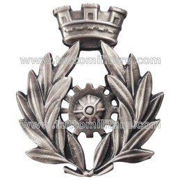 Fregio in Metallo da Basco Corpo Ingegneri