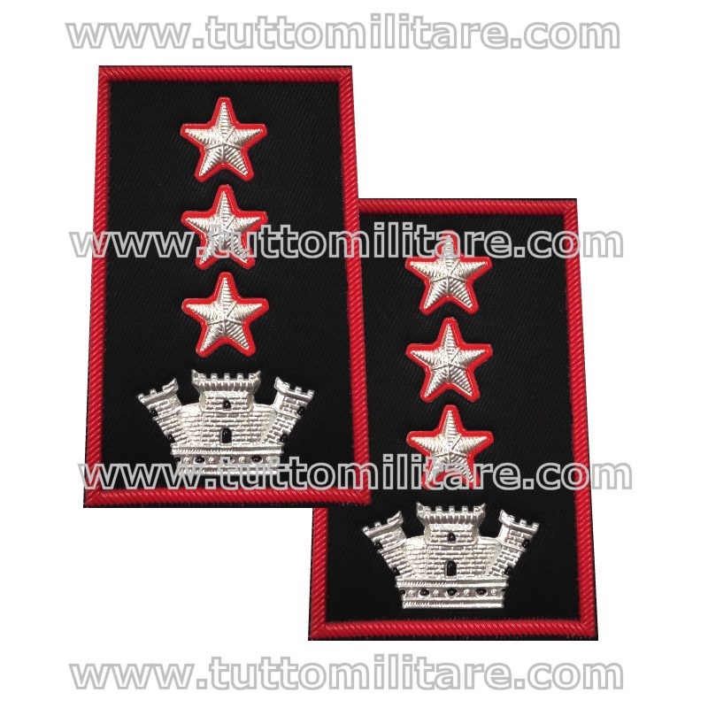 Tubolari Plastica Neri  Invernali Colonnello Comandante Carabinieri