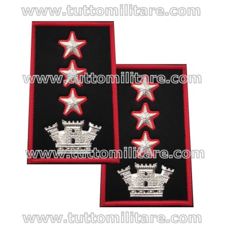 Tubolari Plastica Neri  Invernali Colonnello Comandante Carabinieri