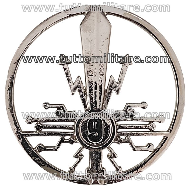 Fregio Basco 9 Reggimento Sicurezza Cyber Rombo