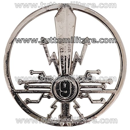 Fregio Basco 9 Reggimento Sicurezza Cyber Rombo