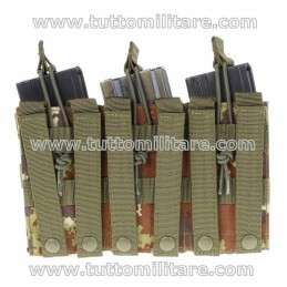 Attacco Posteriore a MOLLE del Porta Caricatori Triplo a 3 Posti