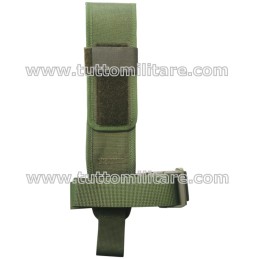 Retro Attacco Posteriore Estensore Cosciale Verde per Fondina