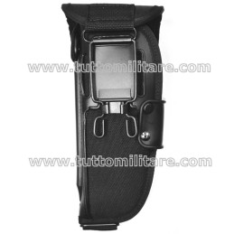 Attacco Posteriore al Cinturone della Fondina Militare Nera MB2 in Cordura e Polimero