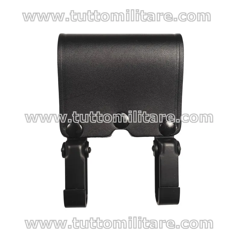 Passante Doppio Moschettone in Cuoio Nero Art. 1V05N Vega Holster