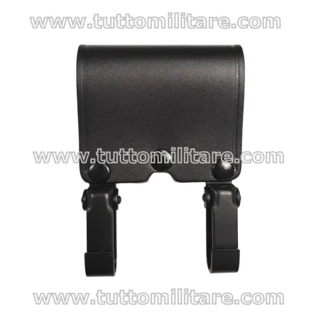 Passante Doppio Moschettone in Cuoio Nero Art. 1V05N Vega Holster